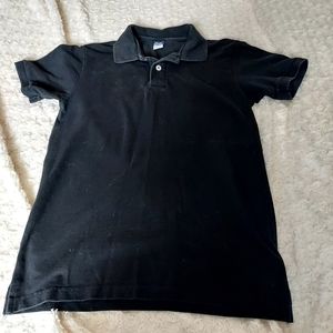 Blue Corner Black polo shirt Medium Minimalist Capsule Wardrobe Casual